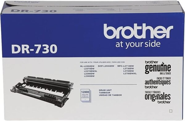 Brother DR730 Black Drum Unit - Image 2