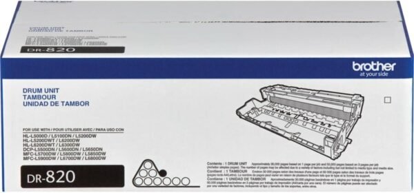 Brother DR820 Black Drum Unit - Image 6