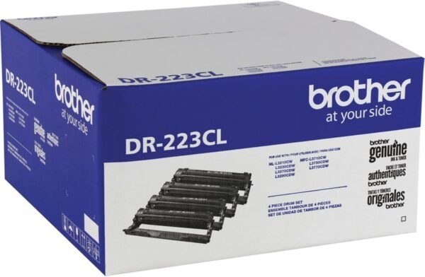 Brother DR223CL Drum Unit, 18,000 Page-Yield, Black/Cyan/Magenta/Yellow - Image 2