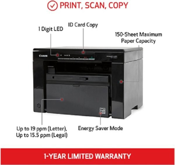 Canon imageCLASS MF3010VP All-In-One Monochrome Laser Printer - Image 6