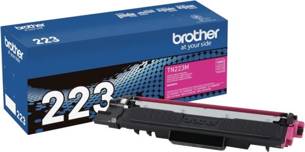 Brother TN-223 Magenta Toner Cartridge, TN-223M