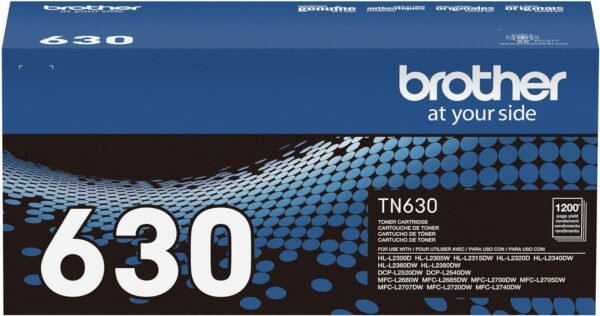 Brother TN-630 Black Toner Cartridge, TN-630BK - Image 8