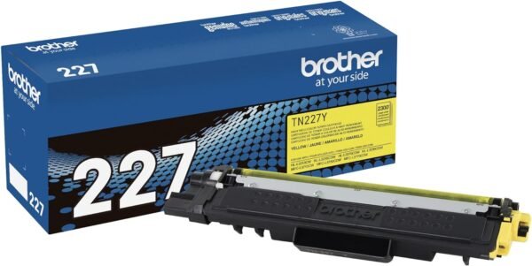 Brother TN-227 High-Yield Yellow Toner Cartridge, TN-227Y