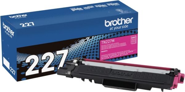 Brother TN-227 High-Yield Magenta Toner Cartridge, TN-227M