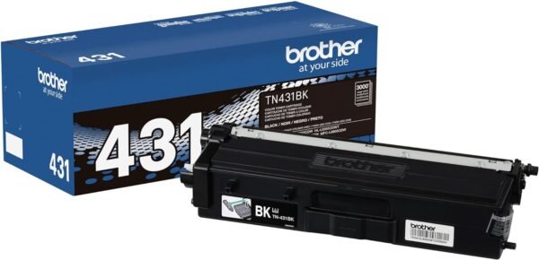 Brother TN-431 Black Toner Cartridge, TN-431BK