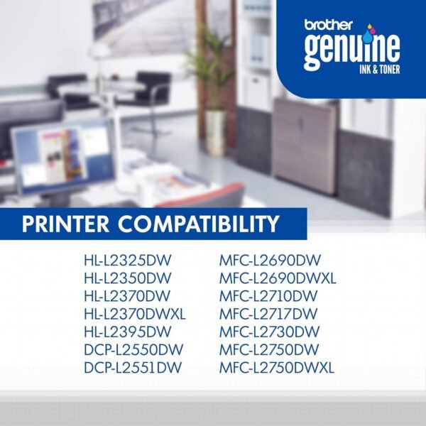 Brother Genuine TN760 High Yield Black Toner Cartridge - Image 3
