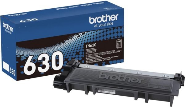 Brother TN-630 Black Toner Cartridge, TN-630BK