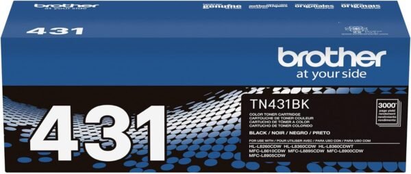 Brother TN-431 Black Toner Cartridge, TN-431BK - Image 8