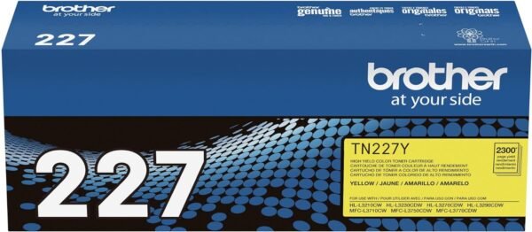 Brother TN-227 High-Yield Yellow Toner Cartridge, TN-227Y - Image 6