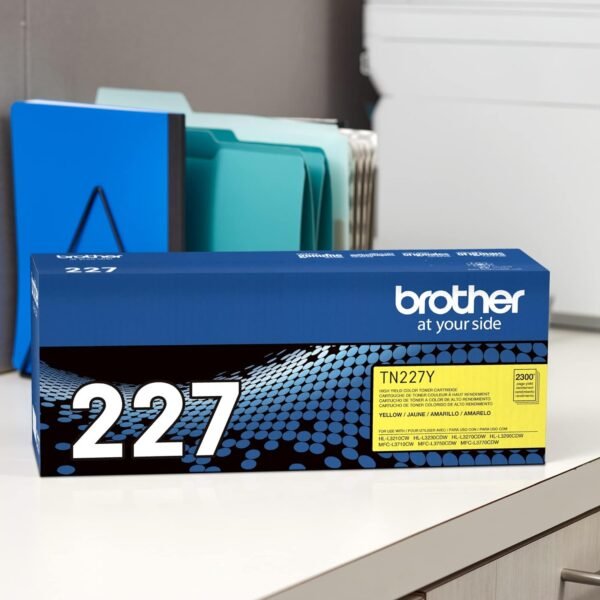 Brother TN-227 High-Yield Yellow Toner Cartridge, TN-227Y - Image 2