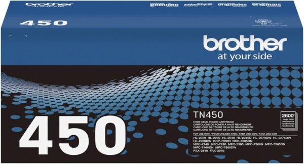 Brother TN-450 High-Yield Black Toner Cartridge, TN-450BK - Image 8
