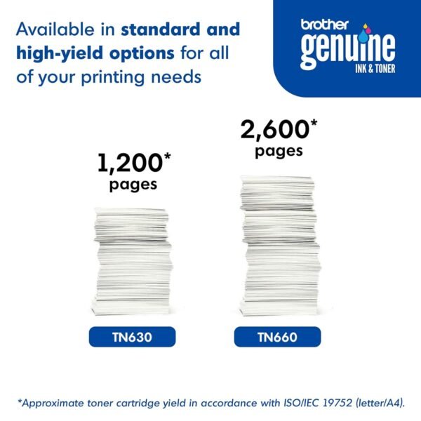 Brother TN-660 High-Yield Black Toner Cartridge, TN-660BK - Image 4