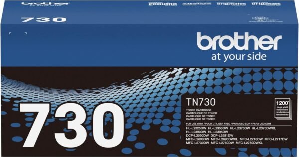 Brother Genuine TN730 Black Toner Cartridge - Image 5