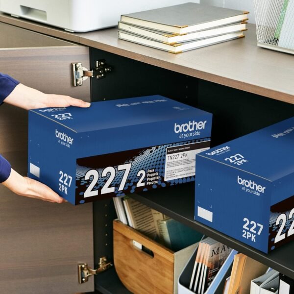 Brother TN-227 High-Yield Black Toner Cartridges, Pack Of 2, TN-227BK - Image 7