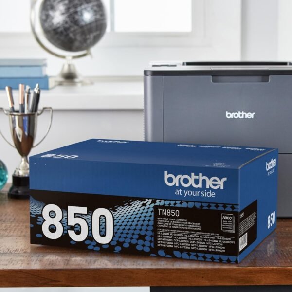 Brother TN-850 High-Yield Black Toner Cartridge, TN-850BK - Image 3