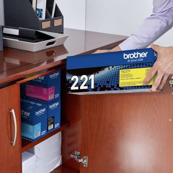 Brother TN-221 Yellow Toner Cartridge, TN-221Y - Image 5