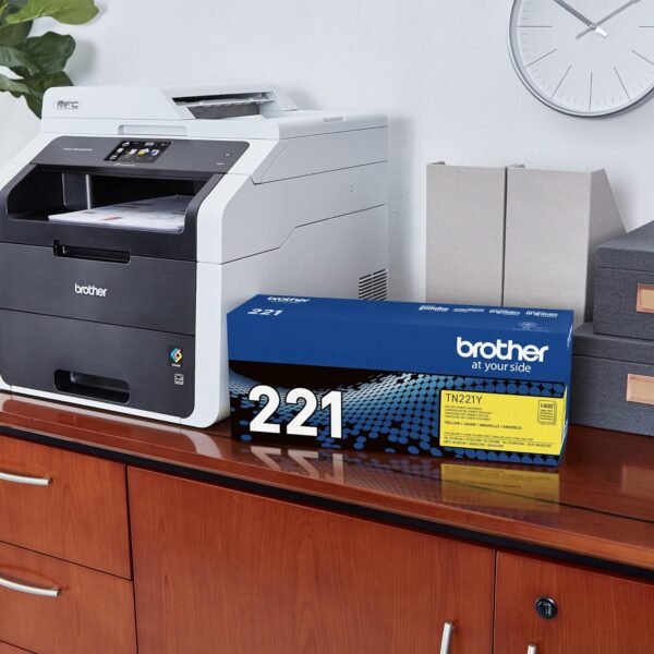Brother TN-221 Yellow Toner Cartridge, TN-221Y - Image 4