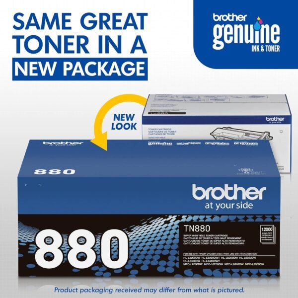 Brother TN-880 Extra-High-Yield Black Toner Cartridge, TN-880BK - Image 7