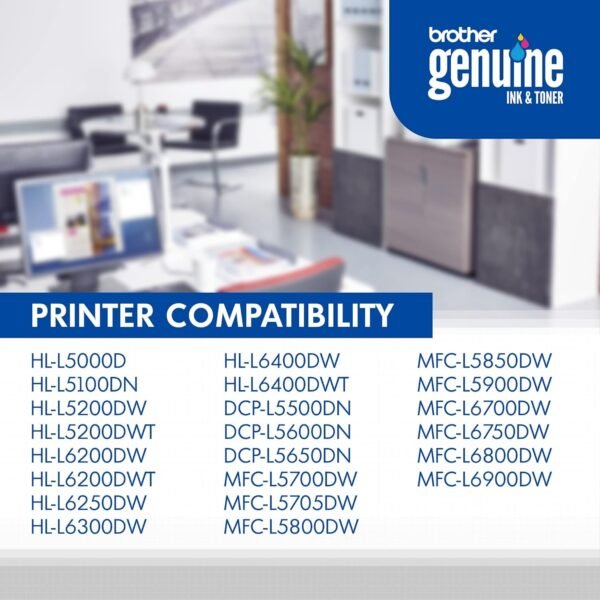 Brother TN-850 High-Yield Black Toner Cartridge, TN-850BK - Image 7