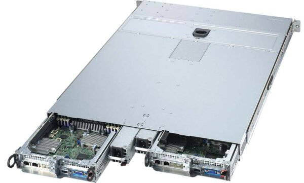 Supermicro SYS-120TP-DTTR server barebone Intel C621A LGA 4189 Rack (1U) Gray